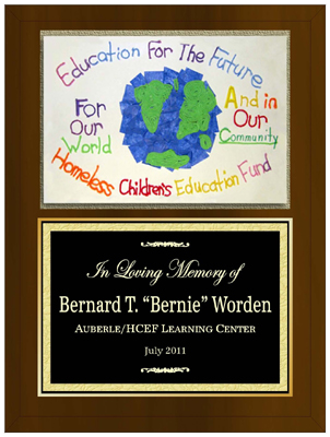 Dedication plaque