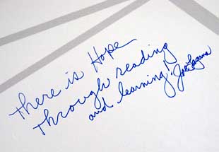 There IS hope through learning