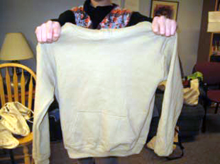 start with a t- or sweatshirt